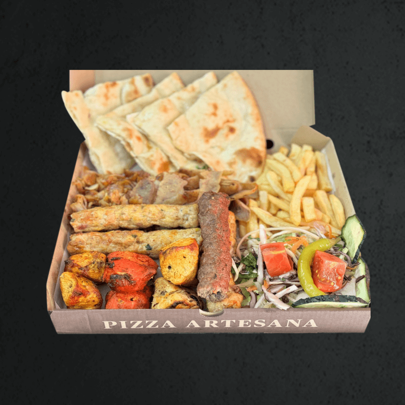 Box Meal Kebab Grande  : RJ Tandoori Grill - Doner - Kebab - Pizza - Burger - Take Away