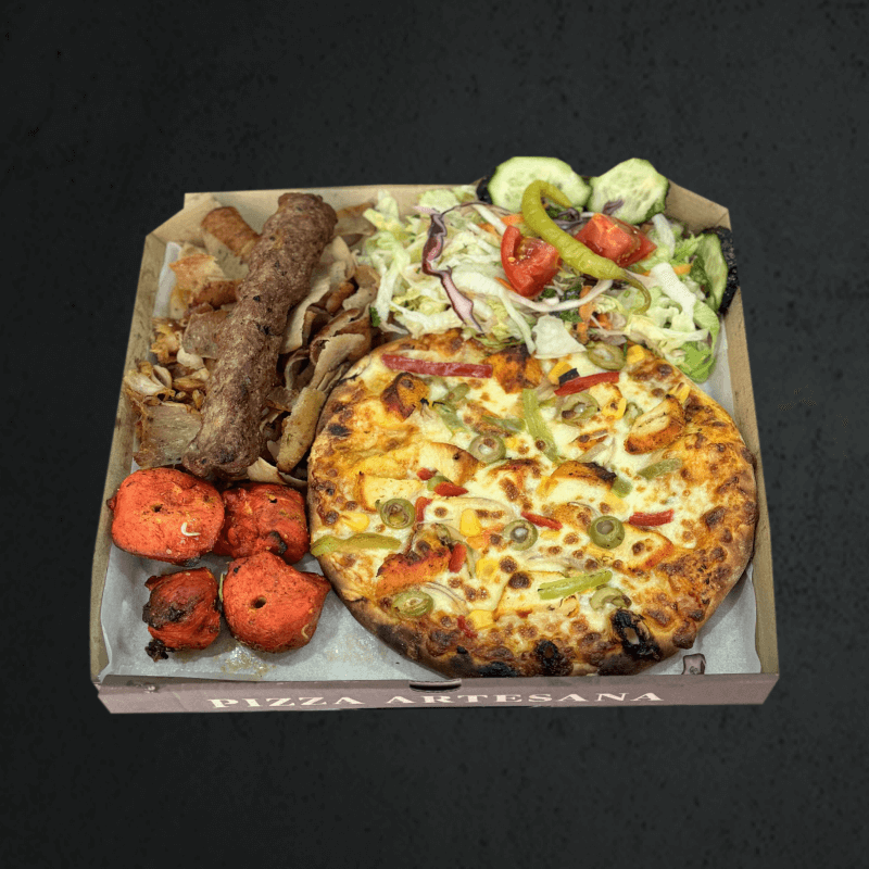 Box Meal Kebab Pequena  : RJ Tandoori Grill - Doner - Kebab - Pizza - Burger - Take Away